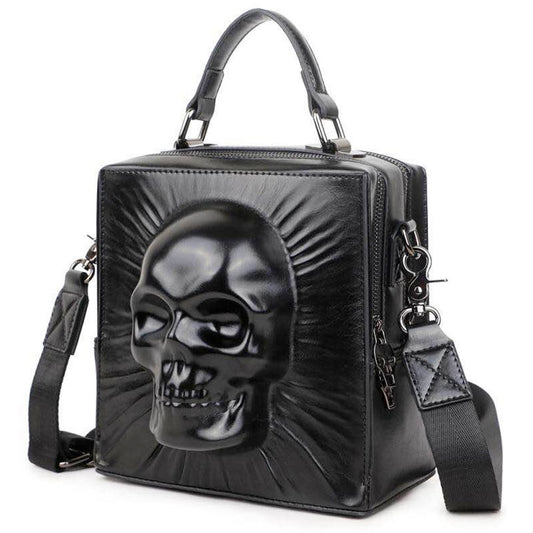 Unisex 3D Skull Handbag