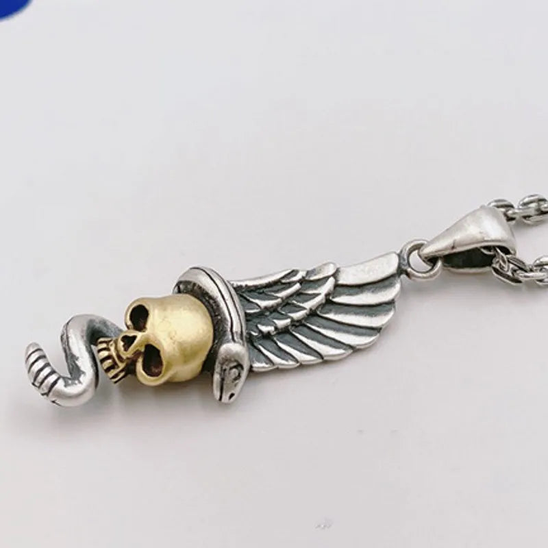 Authentic Skull Feather Pendant – 100% Real S925 Silver Jewelry for Men. Skull earrings for her. Badass gifts for her. Badass gothic birthday gifts. Unique Badass Christmas gifts for badasses. Badass biker skull earrings. Badass Biker skull jewelry. Badass skull jewelry. Badass skull accessories. Unique Valentine gifts for her. Unique Anniversary gift for her. Unique Anniversary gift for my badass husband. Unique Badass Birthday gift for my badass girlfriend. Badass Birthday gift for my badass wife.