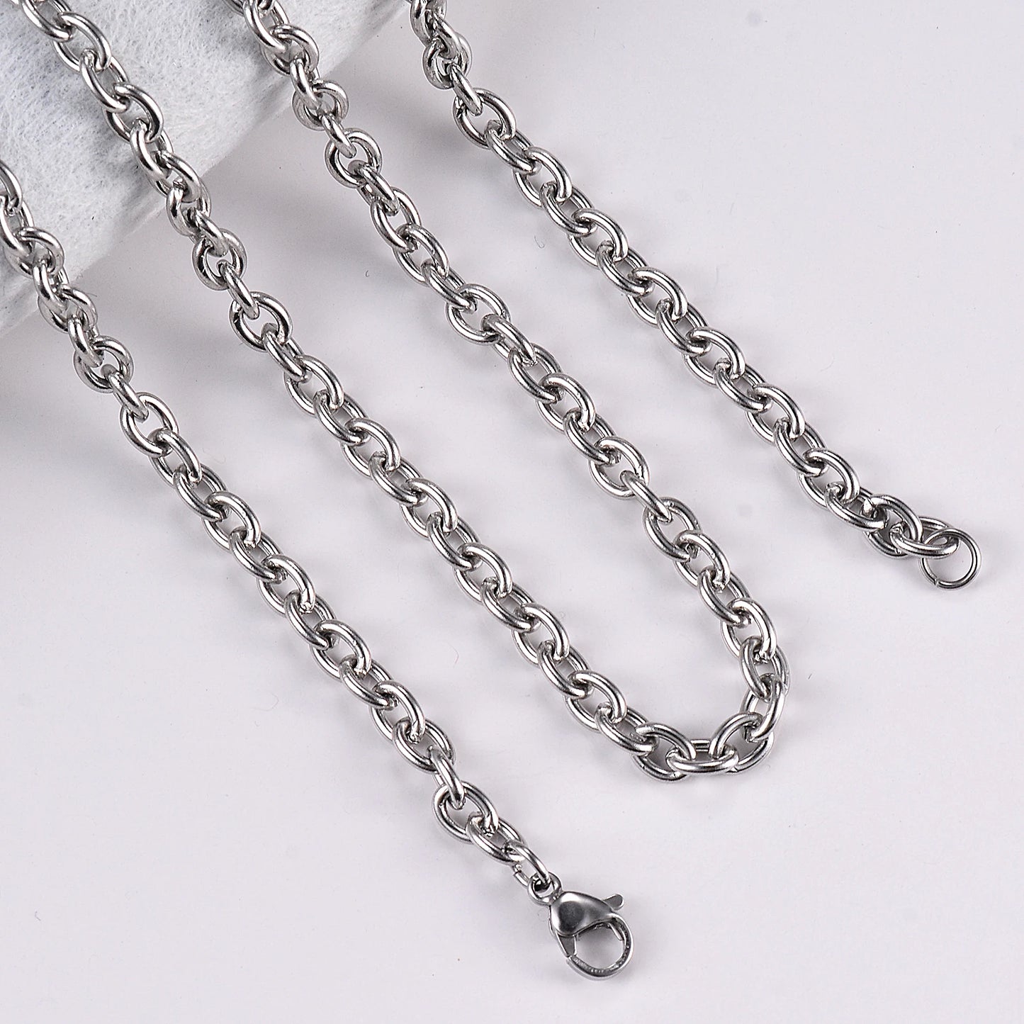 Stainless Steel Cross O Chain