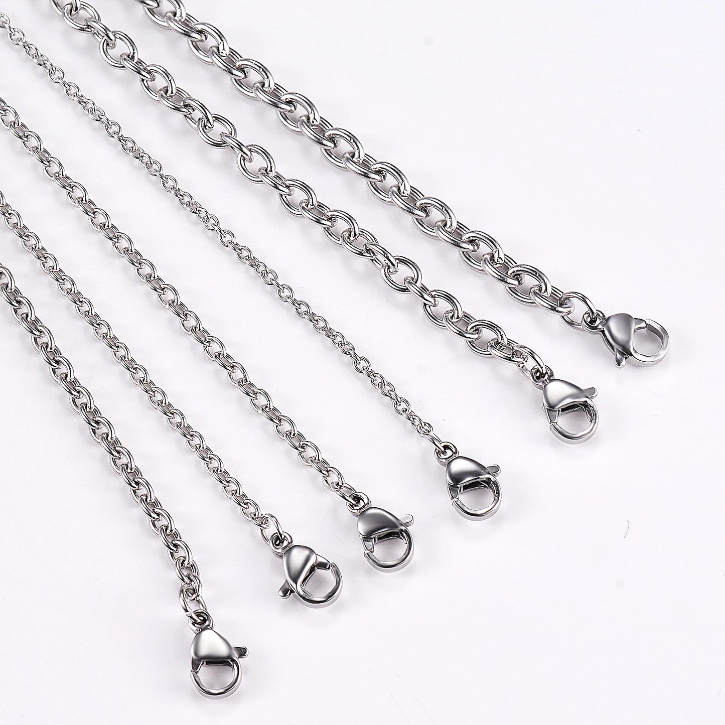 Stainless Steel Cross O Chain