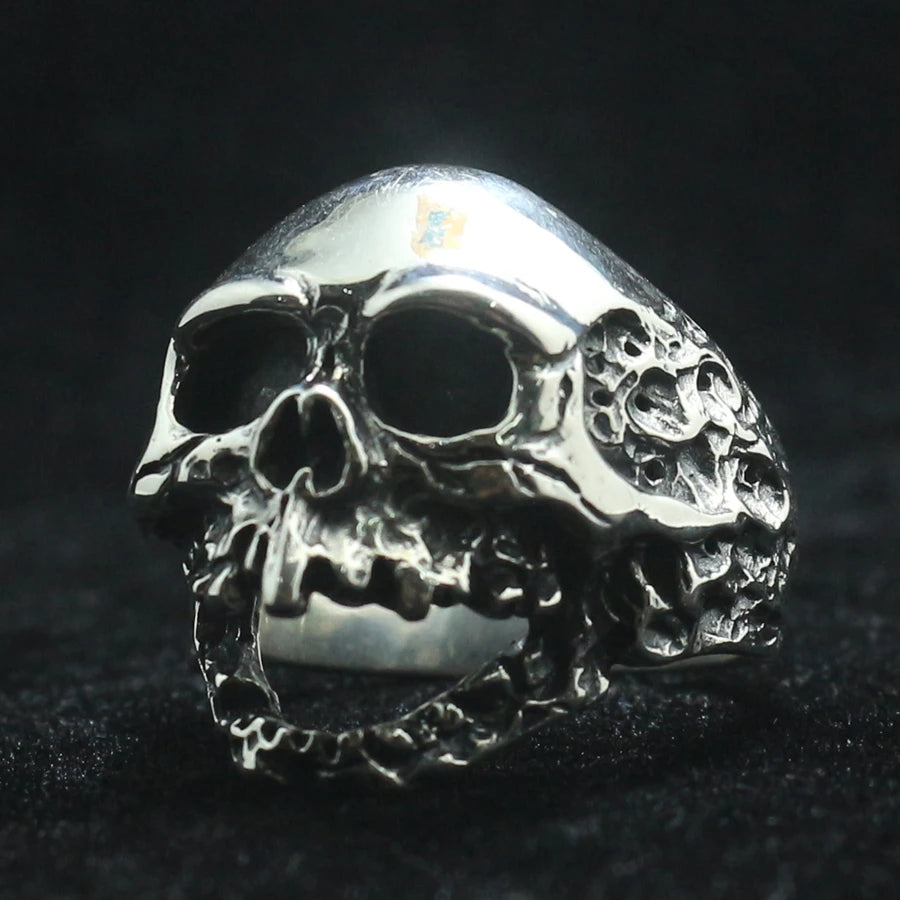 925 Sterling Silver Evil Demon Flaming Skull Ring. Badass birthday gifts. Badass Christmas gifts for badasses. Badass skull accessories. Valentine gifts for him and her. Anniversary gift for him and her. Anniversary gift for my badass husband and wife. Badass Birthday gift for my badass boyfriend and girlfriend. Badass Birthday gift for my badass husband and wife. Coolest gift for dad. Special gift for father's day.