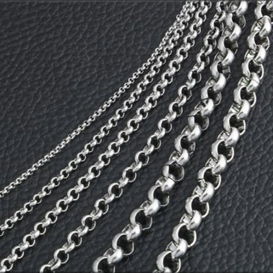 Stainless Steel Geometric O-Chain necklace