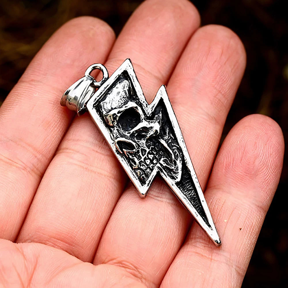 Hellfire Skull Pendant – Vintage Gothic Demon Skull Pendant for Badass Biker Style. Unique Badass birthday gifts. Unique Badass Biker Christmas gifts for badasses. Badass skull accessories. Unique Valentine gifts for him. Unique Anniversary gift for him. Unique Anniversary gift for my badass husband. Unique Badass Birthday gift for my badass boyfriend. Badass Birthday gift for my badass husband. Badass gift for bikers.