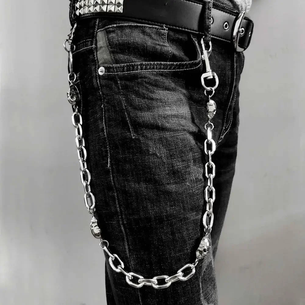 Mega Skull Rock Biker Wallet Chain – Badass Skull Jewelry for Hip Hop Style. Unique Badass gifts for badass. Unique Badass birthday gifts. Unique Badass Biker Christmas gifts for badasses. Badass skull accessories. Unique Valentine gifts for him. Unique Anniversary gift for him. Unique Anniversary gift for my badass husband. Unique Badass Birthday gift for my badass boyfriend. Badass Birthday gift for my badass husband. Badass gift for bikers.