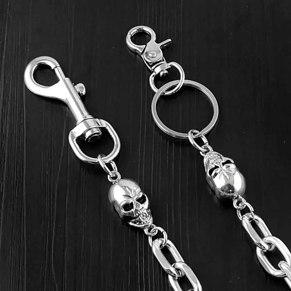 Mega Skull Rock Biker Wallet Chain – Badass Skull Jewelry for Hip Hop Style. Unique Badass gifts for badass. Unique Badass birthday gifts. Unique Badass Biker Christmas gifts for badasses. Badass skull accessories. Unique Valentine gifts for him. Unique Anniversary gift for him. Unique Anniversary gift for my badass husband. Unique Badass Birthday gift for my badass boyfriend. Badass Birthday gift for my badass husband. Badass gift for bikers.