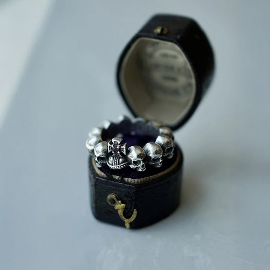 Skull Legion Ring – Badass Gothic Biker Jewelry for Men & Women