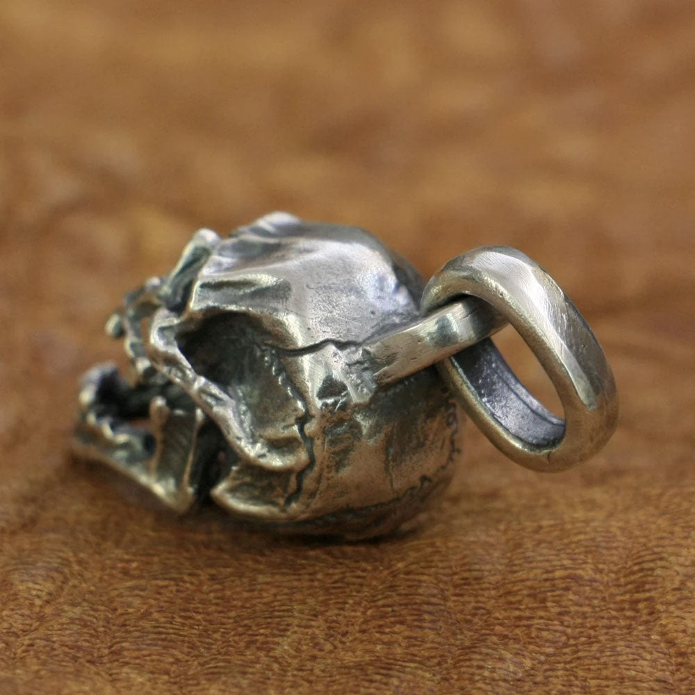 Small Skull Pendant – 925 Sterling Silver Punk Charm for Men and Women. Unique Badass birthday gifts. Unique Badass Biker Christmas gifts for badasses. Badass skull accessories. Unique Valentine gifts for him. Unique Anniversary gift for him. Unique Anniversary gift for my badass husband. Unique Badass Birthday gift for my badass boyfriend. Badass Birthday gift for my badass husband. Badass gift for bikers.