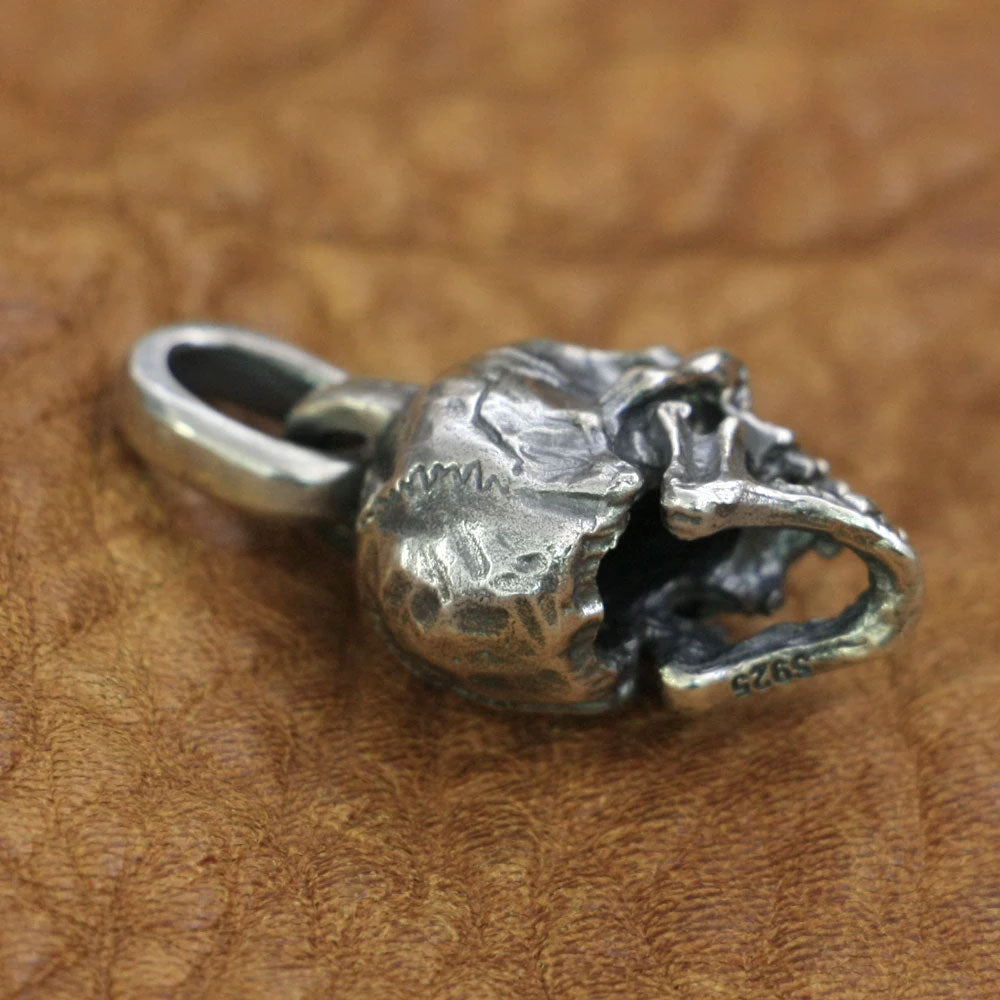 Small Skull Pendant – 925 Sterling Silver Punk Charm for Men and Women. Unique Badass birthday gifts. Unique Badass Biker Christmas gifts for badasses. Badass skull accessories. Unique Valentine gifts for him. Unique Anniversary gift for him. Unique Anniversary gift for my badass husband. Unique Badass Birthday gift for my badass boyfriend. Badass Birthday gift for my badass husband. Badass gift for bikers.