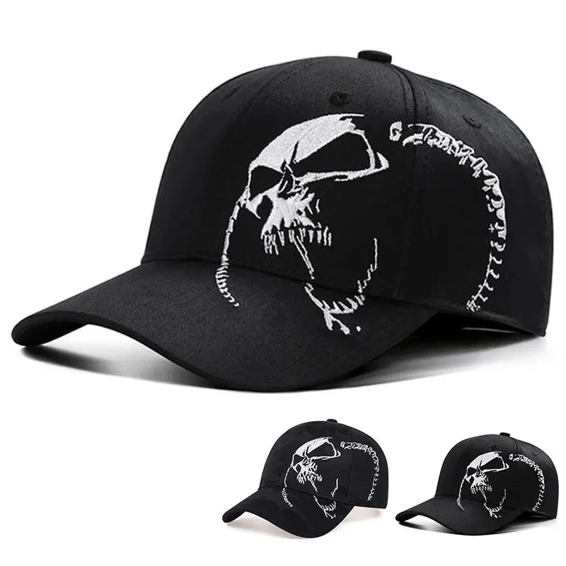 Unisex Skull Embroidery Baseball Cap – Adjustable Badass Casual Hat for Men and Women. Unique Badass birthday gifts. Unique Badass Biker Christmas gifts for badasses. Badass skull accessories. Unique Valentine gifts for him. Unique Anniversary gift for him. Unique Anniversary gift for my badass husband. Unique Badass Birthday gift for my badass boyfriend. Badass Birthday gift for my badass husband. Badass gift for bikers.