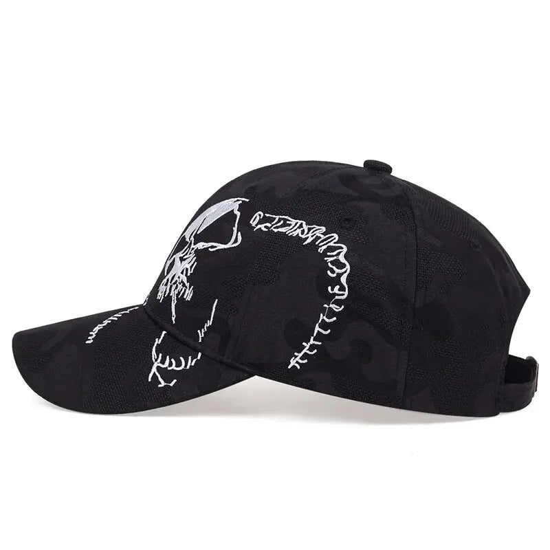 Unisex Skull Embroidery Baseball Cap – Adjustable Badass Casual Hat for Men and Women. Unique Badass birthday gifts. Unique Badass Biker Christmas gifts for badasses. Badass skull accessories. Unique Valentine gifts for him. Unique Anniversary gift for him. Unique Anniversary gift for my badass husband. Unique Badass Birthday gift for my badass boyfriend. Badass Birthday gift for my badass husband. Badass gift for bikers.