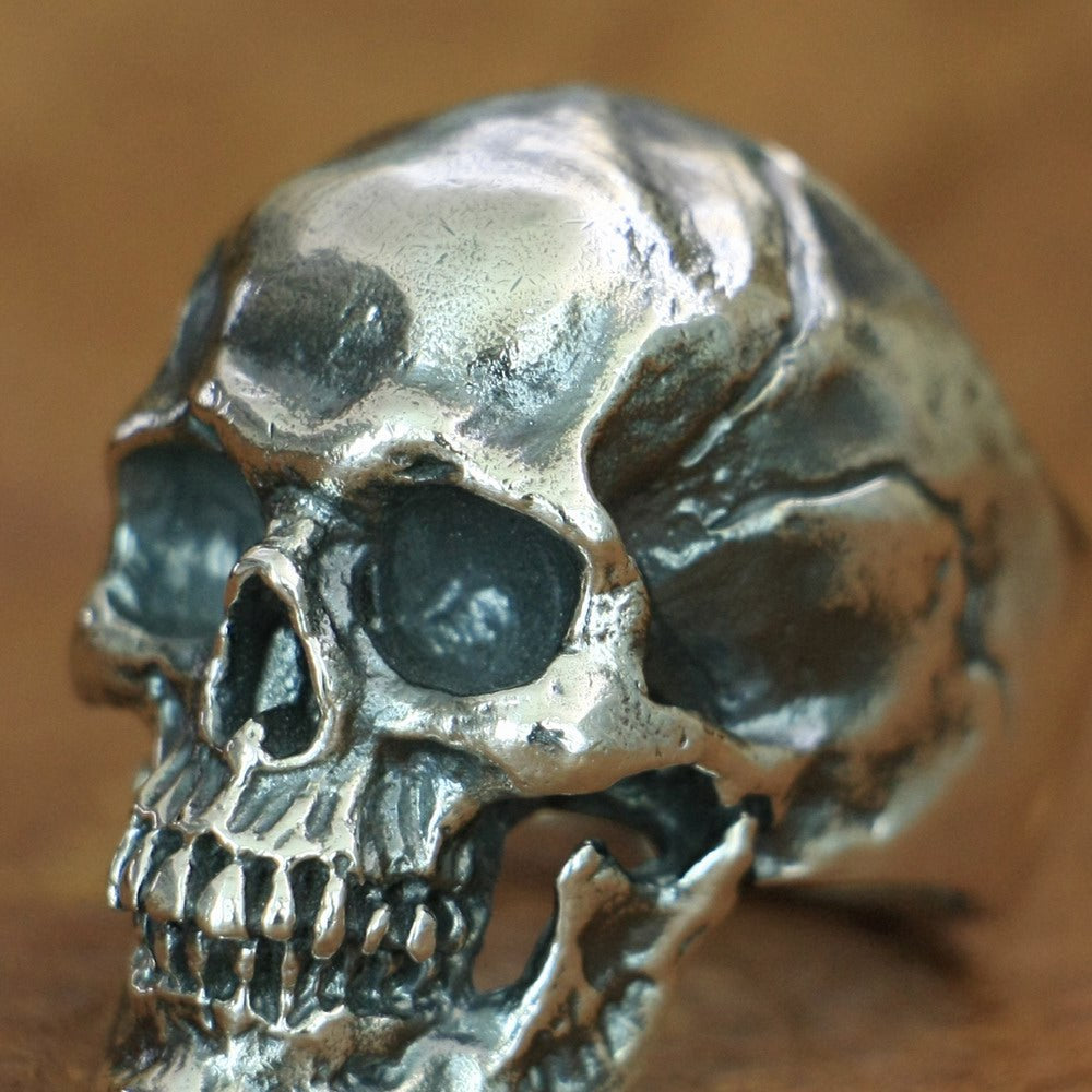 Handcrafted 925 Sterling Silver High Detailed Skull Rings. Unique Badass birthday gifts. Unique Badass Biker Christmas gifts for badasses. Badass skull accessories. Unique Valentine gifts for him. Unique Anniversary gift for him. Unique Anniversary gift for my badass husband. Unique Badass Birthday gift for my badass boyfriend. Badass Birthday gift for my badass husband. Badass gift for bikers.