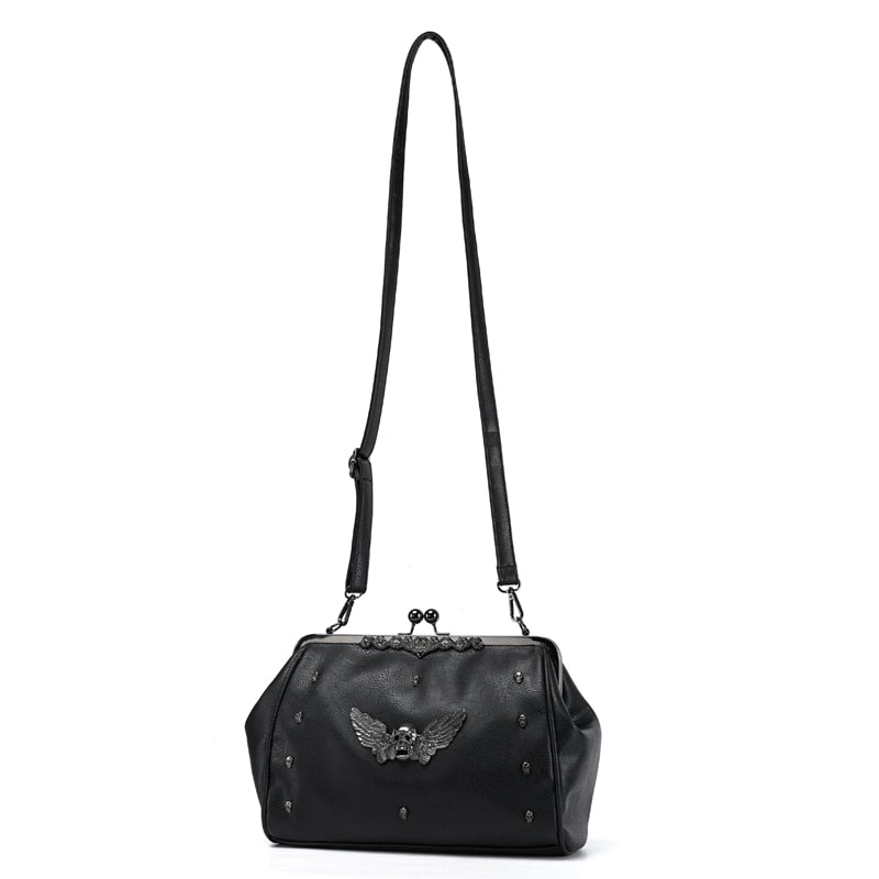 Gothic Luxury Skull Shoulder Bag. Gothic Skull Handbag fpr badass skull ladies. Badass skull handbag. Badass skull accessories. Perfect Christmas gifts.