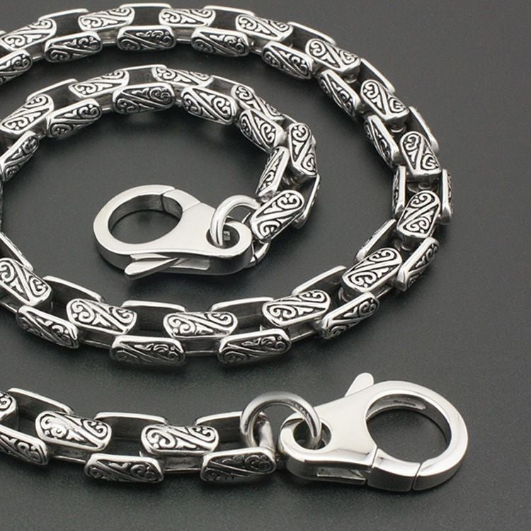 18”-36” Stainless Steel Biker Rocker Punk Wallet Chain. Badass Wallet Chain. Badass Biker Wallet Chain.