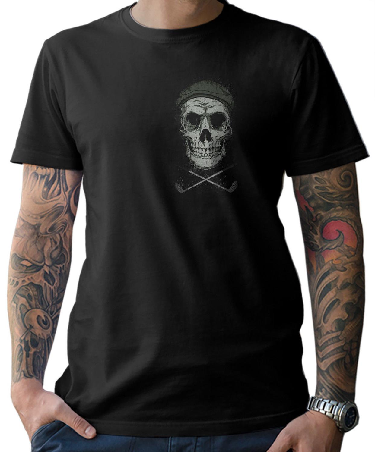 Cool Skull Golfer T Shirt