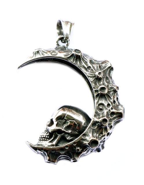 Skill in the Moon Pendant Necklace
