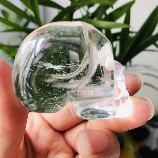 Natural Crystal Carved Skull