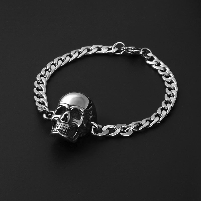 Gothic Death Messenger Skull Bracelet