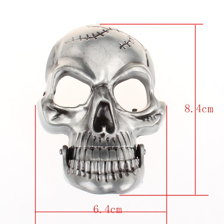 Rock Metal Buckle Big Skull Belts