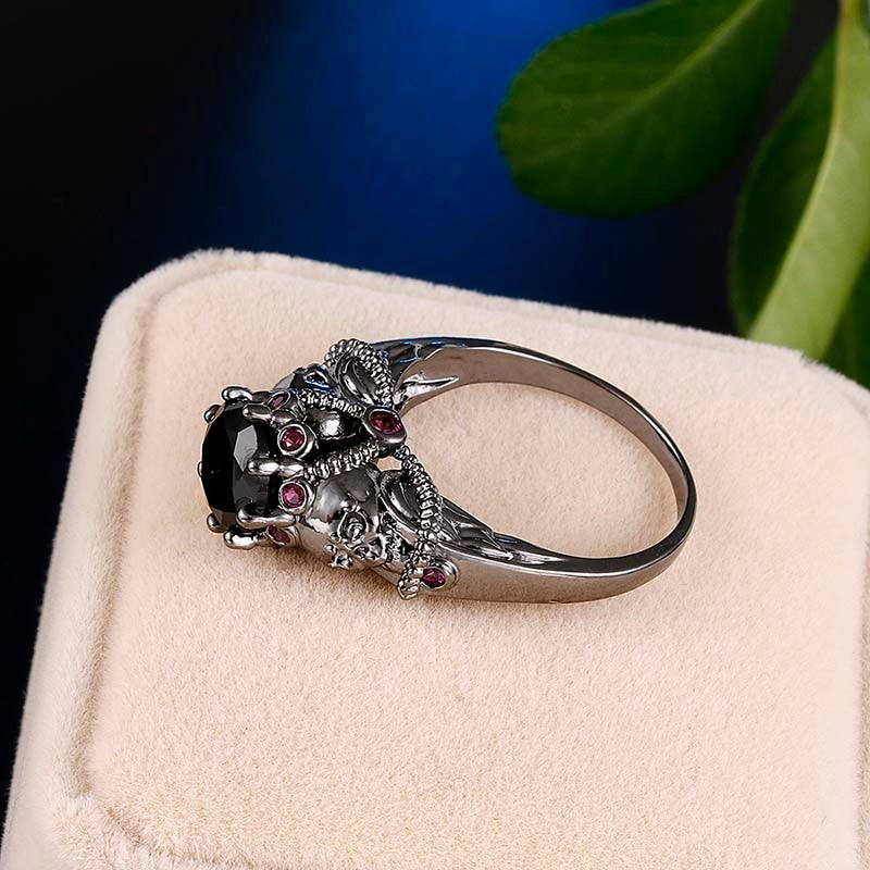 Vintage gothic engagement on sale rings