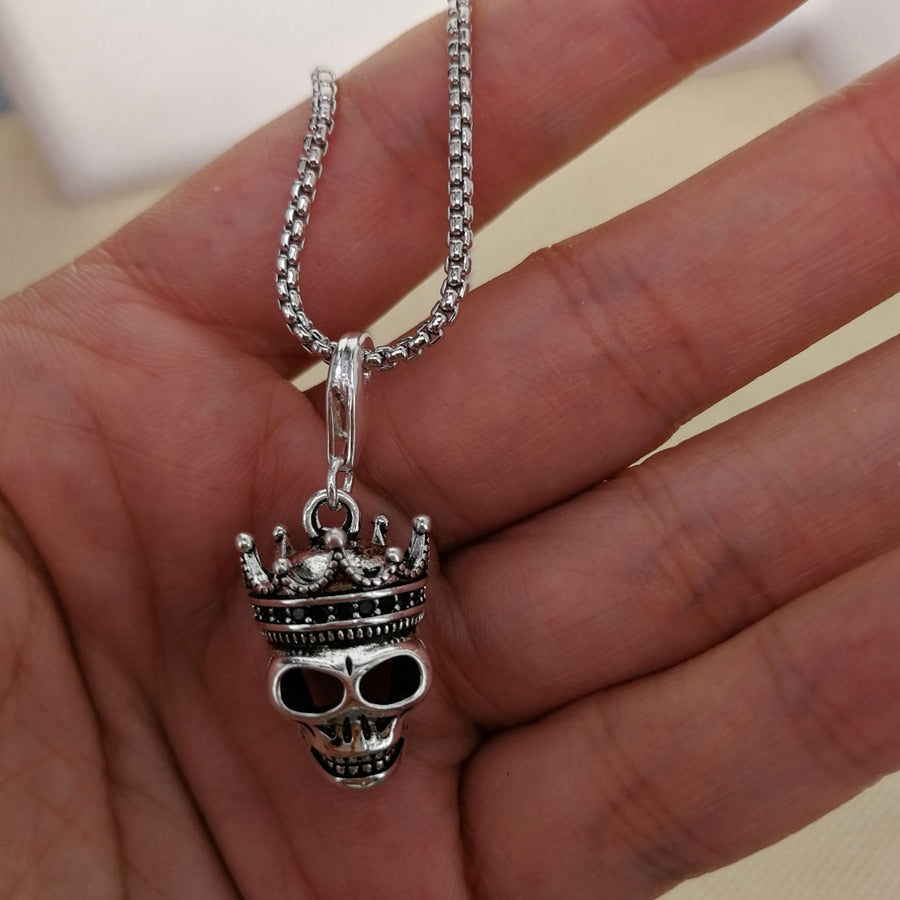 King Crown Skull Necklaces